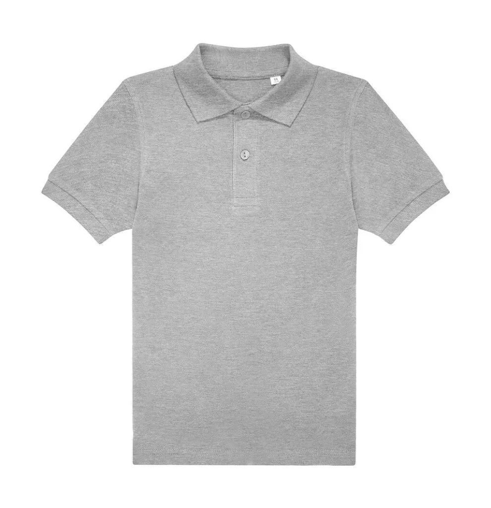 Polo enfant personnalisé, coton piqué doux et résistant (PK001) — Sport Grey — photo 14