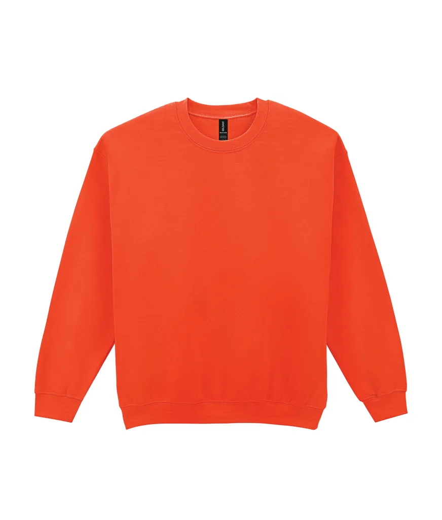 Sweat col rond personnalisé, molleton épais et chaud (18000) — Orange — photo 27