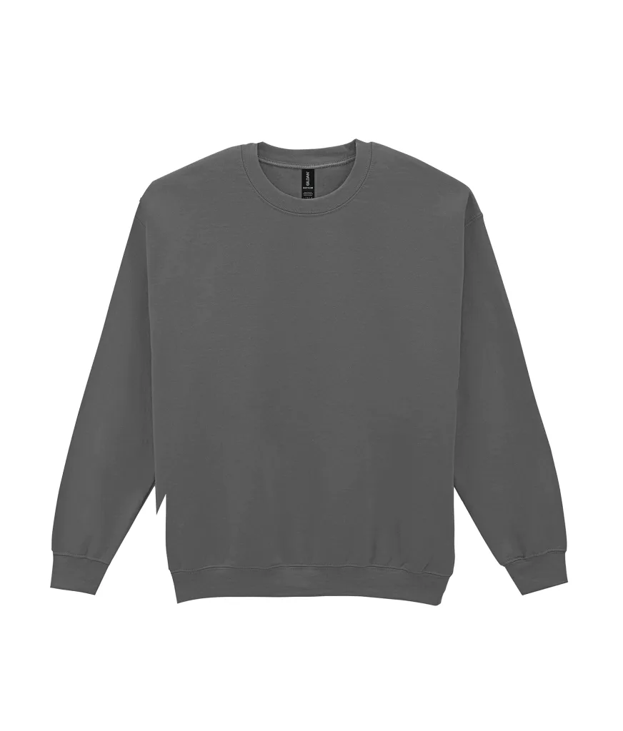Sweat col rond personnalisé, molleton épais et chaud (18000) — Charcoal — photo 9