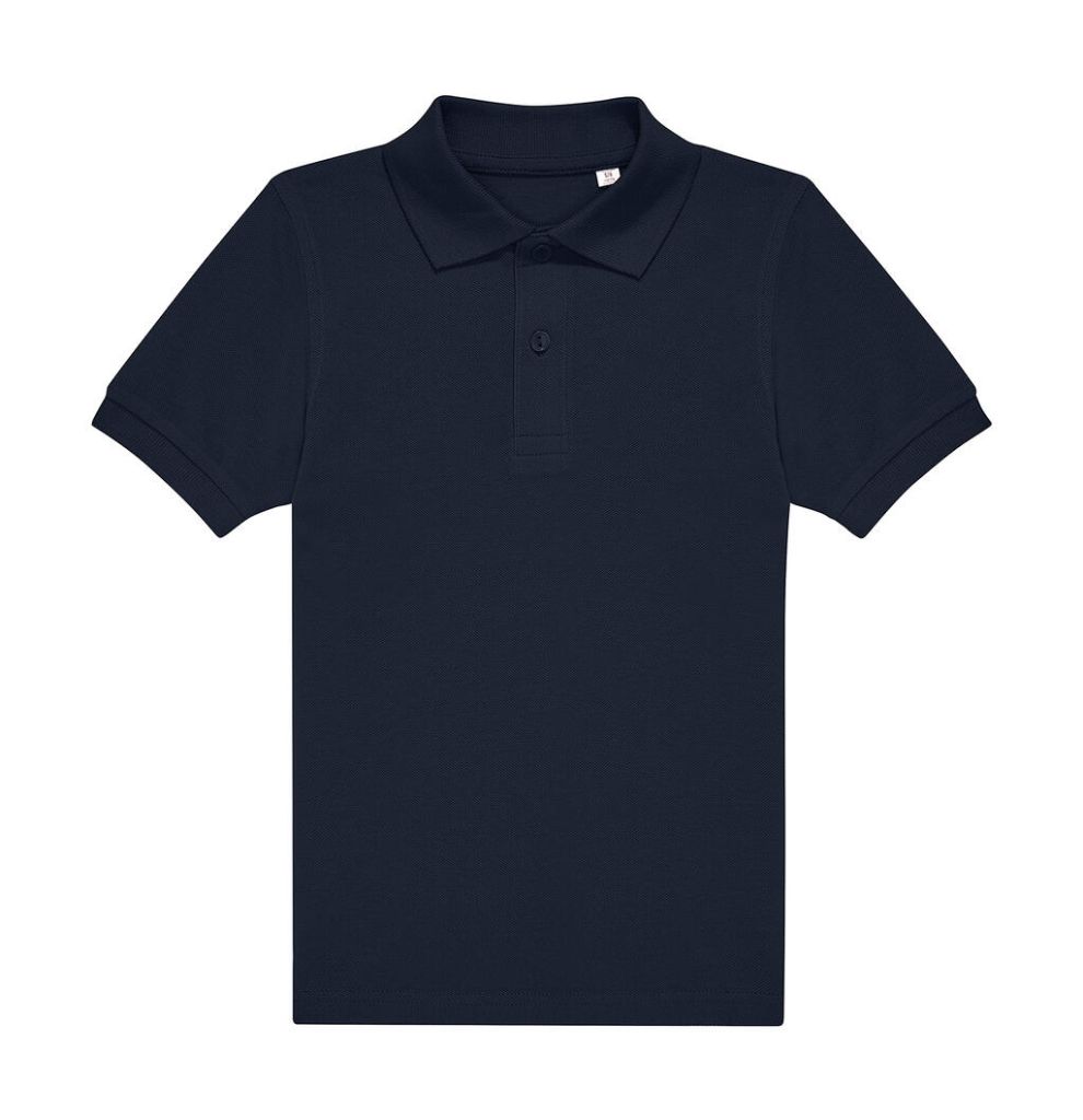 Polo enfant personnalisé, coton piqué doux et résistant (PK001) — Navy — photo 9