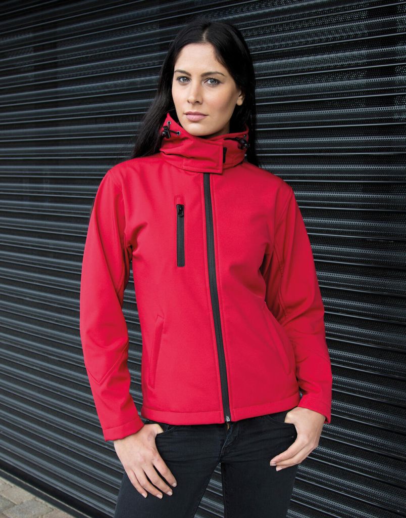 La Softshell Capuche Femme