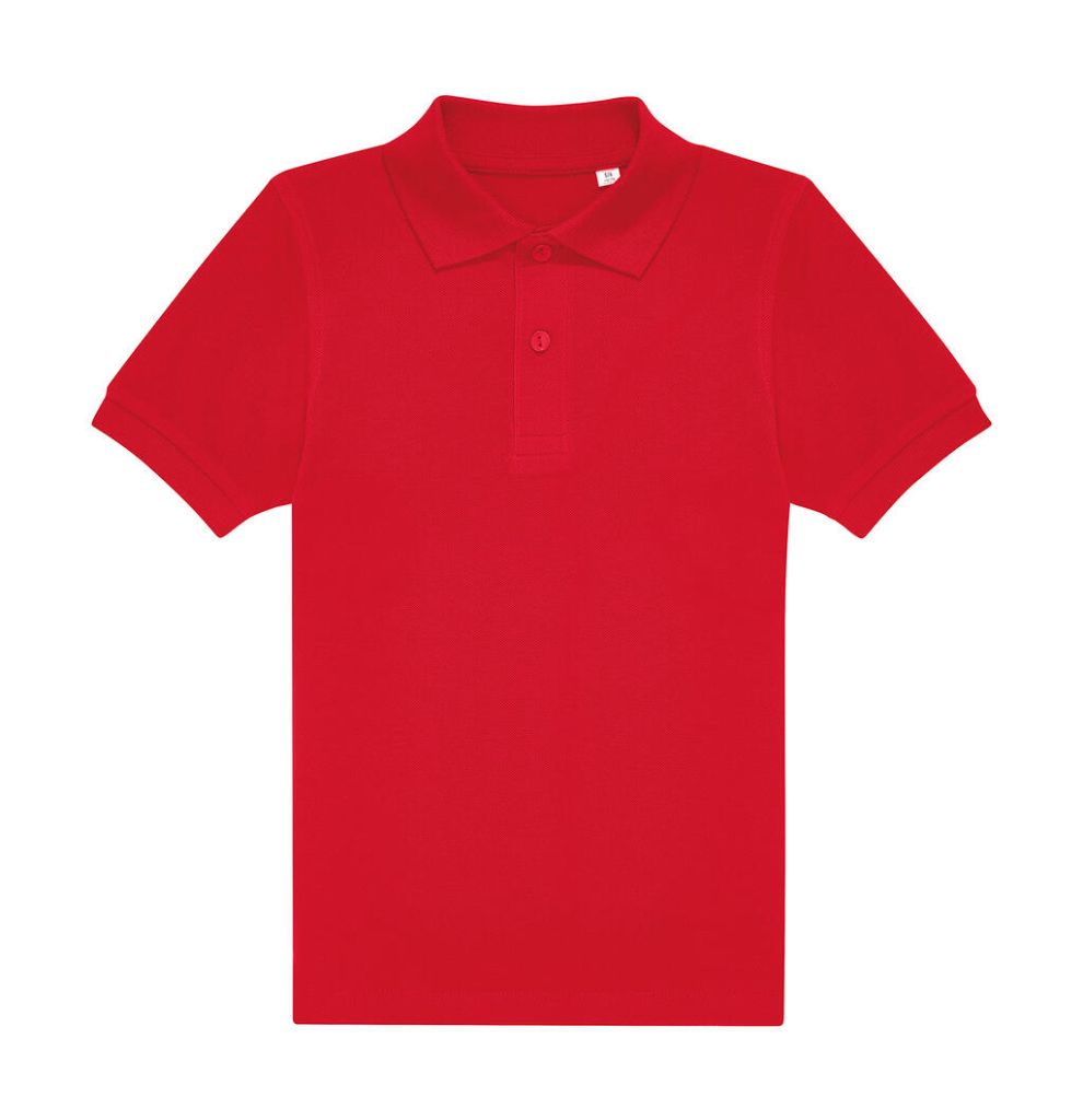 Polo enfant personnalisé, coton piqué doux et résistant (PK001) — Red — photo 11