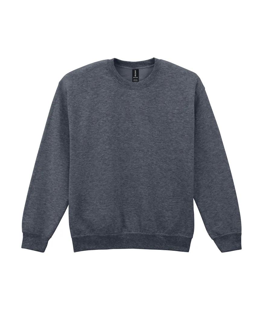 Sweat col rond personnalisé, molleton épais et chaud (18000) — Dark Heather — photo 12
