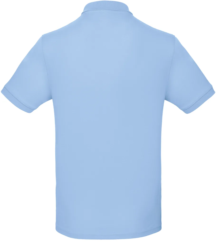 Polo bio homme personnalisé, coton biologique respirant (PM430), Sky Blue, photo 7