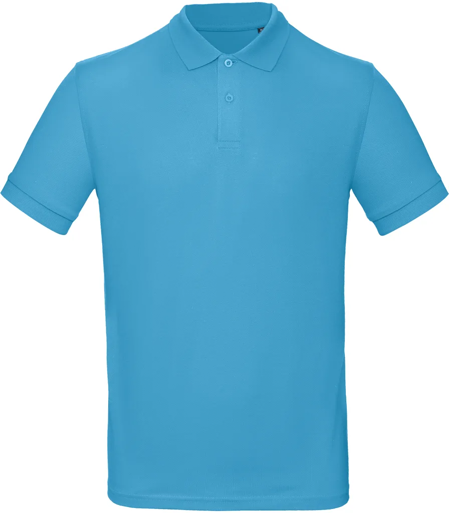 Polo bio homme personnalisé, coton biologique respirant (PM430), Very Turquoise, photo 8