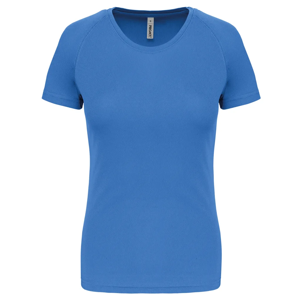 T-shirt de sport femme personnalisé, coupe ajustée (PA439)