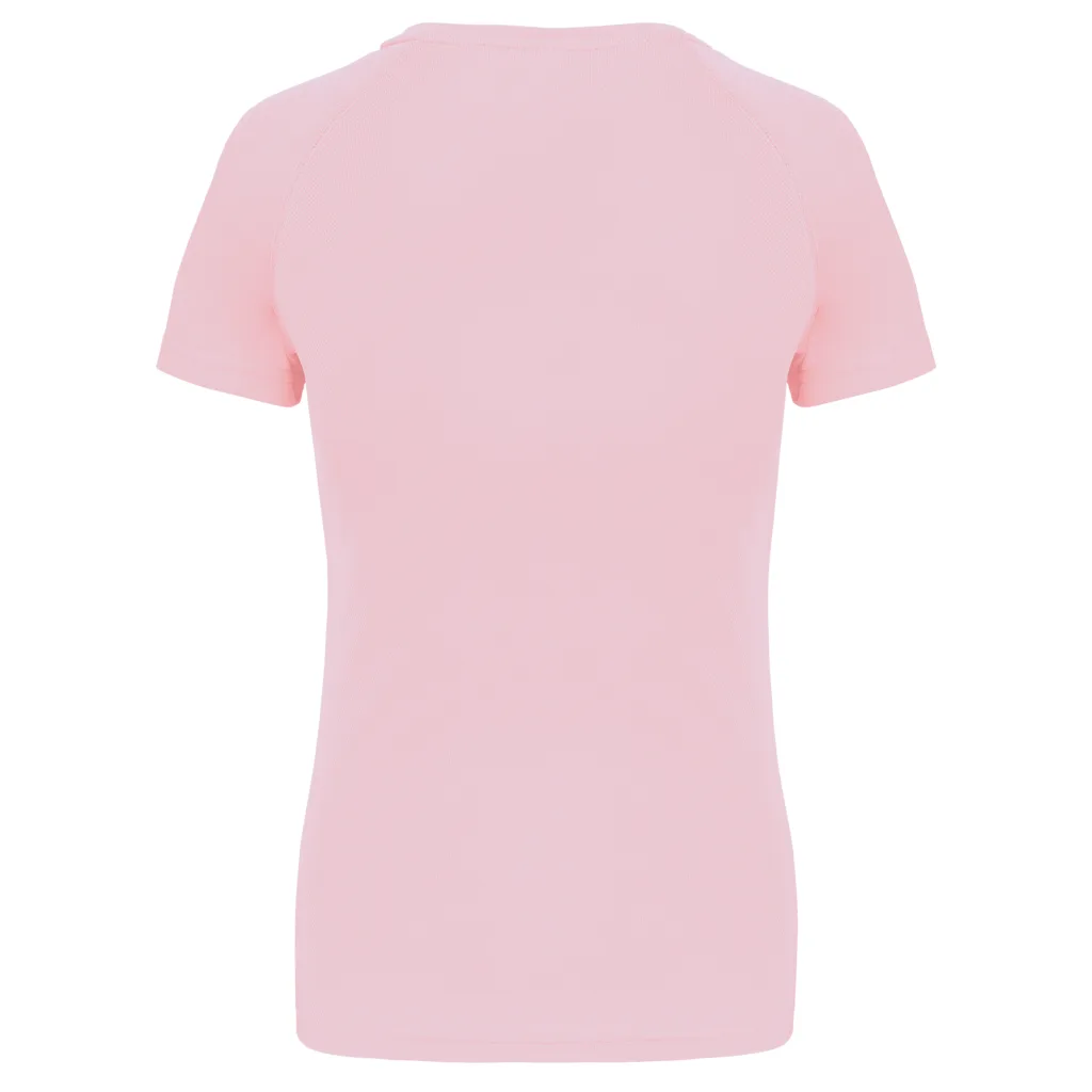 T-shirt de sport femme personnalisé, coupe ajustée (PA439), Pale Pink, photo 6