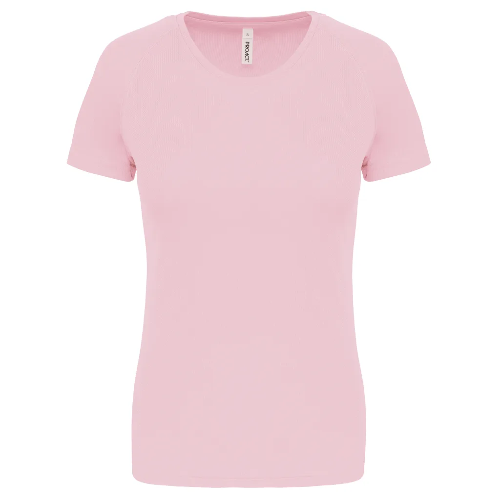 T-shirt de sport femme personnalisé, coupe ajustée (PA439), Pale Pink, photo 5