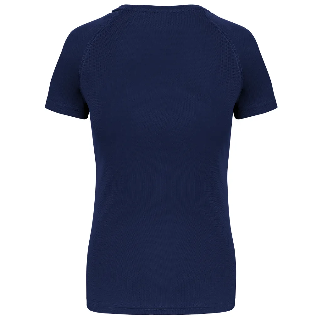 T-shirt de sport femme personnalisé, coupe ajustée (PA439), Sporty Navy, photo 8