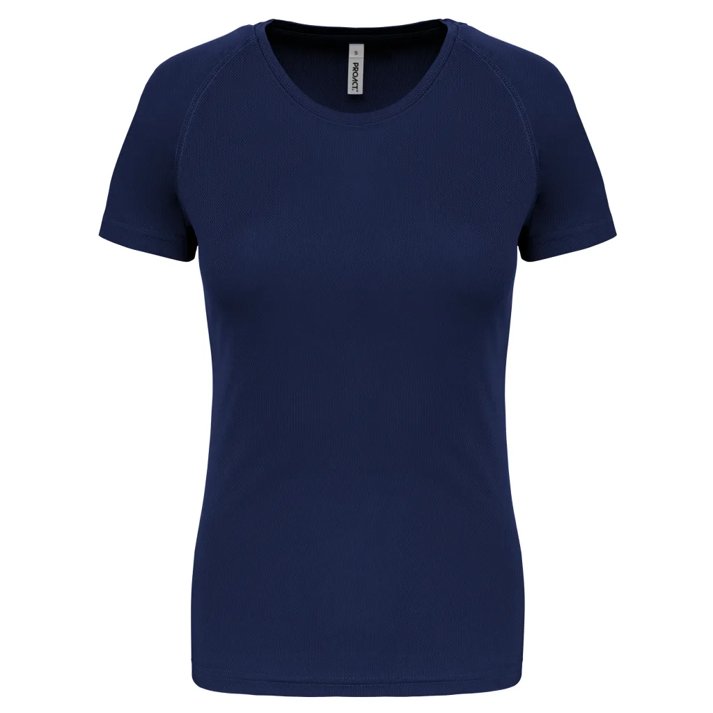T-shirt de sport femme personnalisé, coupe ajustée (PA439), Sporty Navy, photo 7