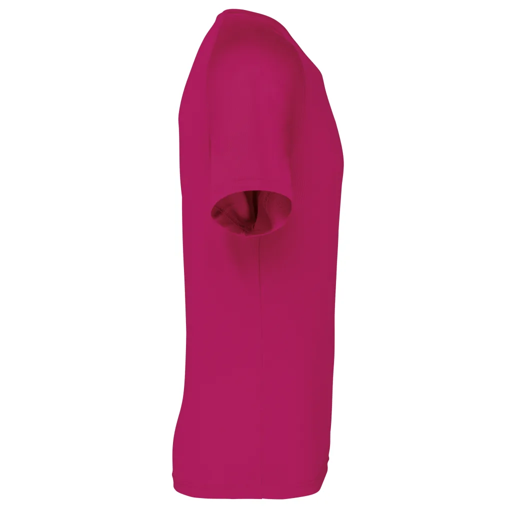 T-shirt de sport homme personnalisé, coupe raglan (PA438), Fuchsia, photo 3