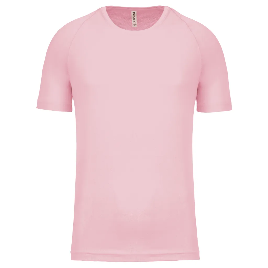 T-shirt de sport homme personnalisé, coupe raglan (PA438), Pale Pink, photo 4