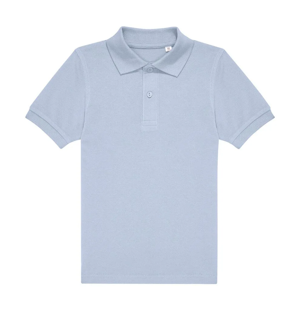 Polo enfant personnalisé, coton piqué doux et résistant (PK001), Blush Blue, photo 5