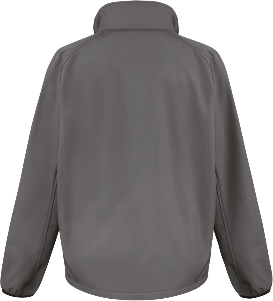 Printable Softshell Jacket (R231M) — Charcoal/Black — photo 5