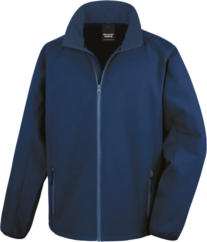 Printable Softshell Jacket (R231M) — Navy/Navy — photo 6