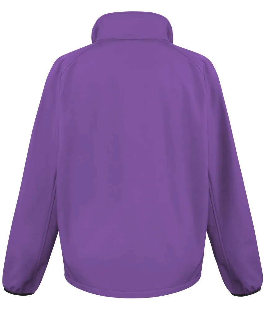 Printable Softshell Jacket (R231M) — Purple/Black — photo 10