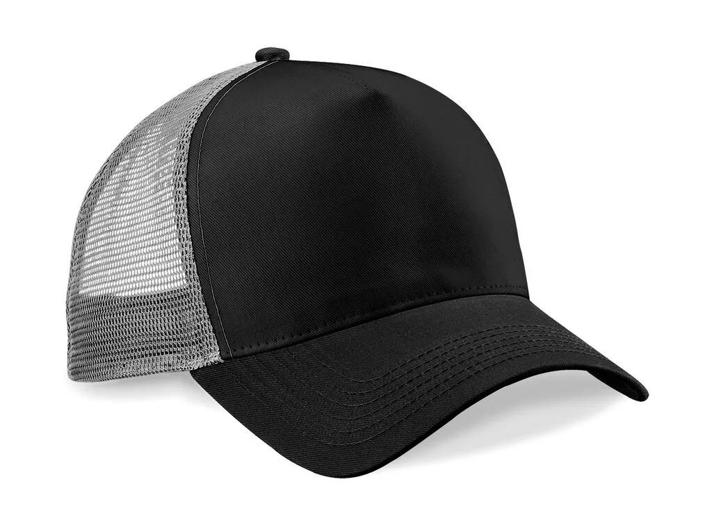 Snapback Trucker (B640) — Black/Grey — photo 10