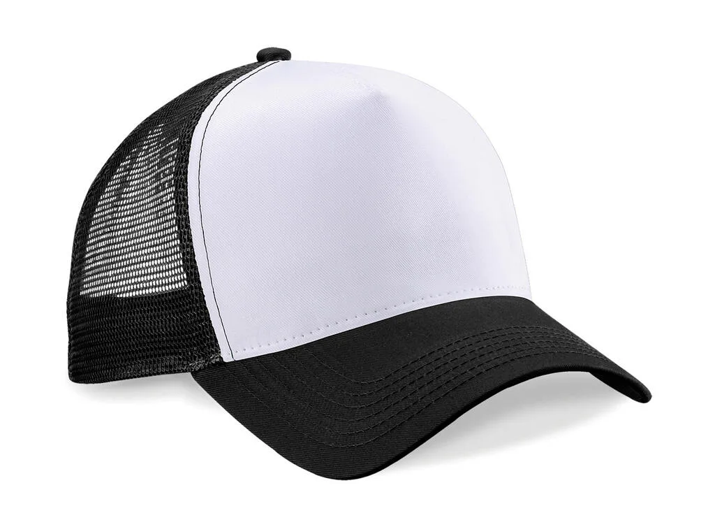 Snapback Trucker (B640) — Black/White — photo 14