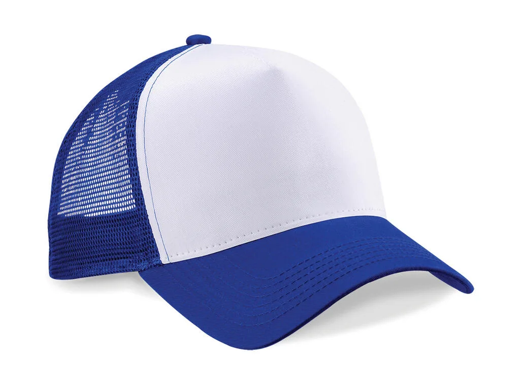 Snapback Trucker (B640) — Bright Royal/White — photo 18