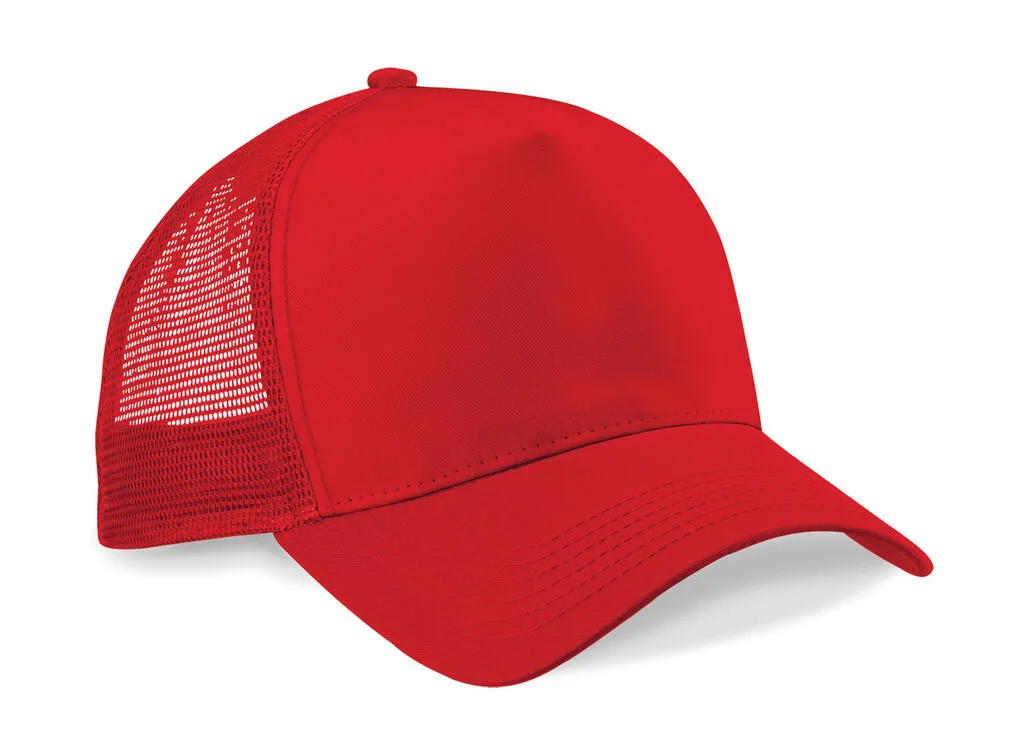 Snapback Trucker (B640) — Classic Red/Classic Red — photo 21