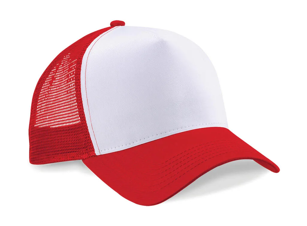 Snapback Trucker (B640) — Classic Red/White — photo 22