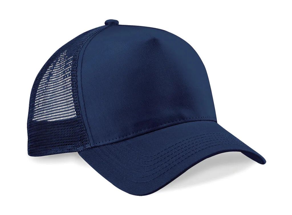 Snapback Trucker (B640) — French Navy/French Navy — photo 23