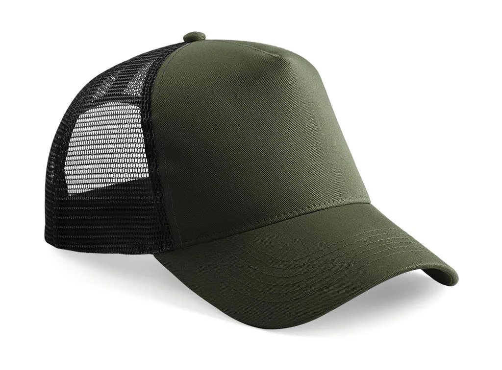 Snapback Trucker (B640) — Olive Green/Black — photo 27
